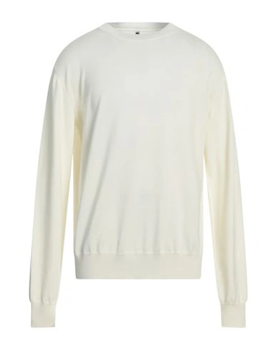 Oamc Man Sweater Off White Size L Wool In White