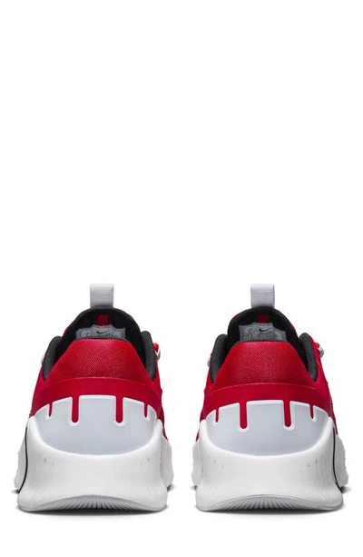 Nike Free Metcon 5 Training Shoe In Red/ White/ Grey/ Black