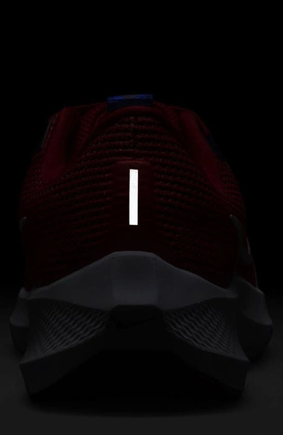 Shop Nike Air Zoom Pegasus 40 Running Shoe In Red/ Navy/ Blue Joy/ Sea Glass
