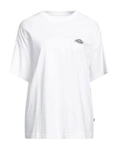 Shop Dickies Woman T-shirt White Size Xs Cotton