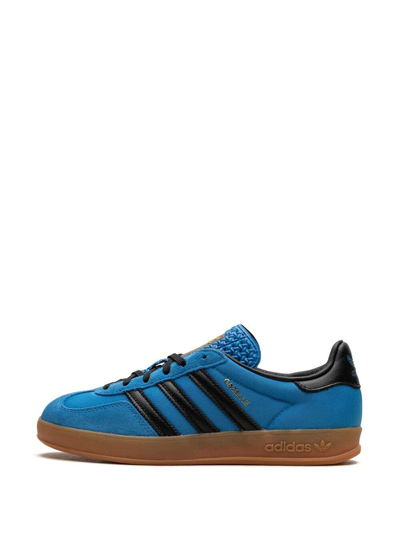 Shop Adidas Originals Gazelle Indoor Sneakers In Blue