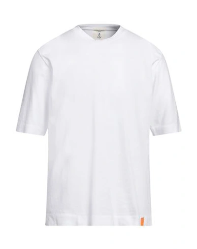 Shop Daniele Fiesoli Man T-shirt White Size L Cotton