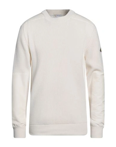 Star Point Man Sweater Off White Size Xl Virgin Wool In Off White