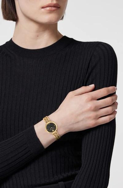 Versace Men's Greca Goddess Ip Yellow Gold Stainless Steel Bracelet Watch/28mm In Ip Yellow Gold