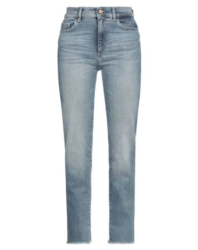 Dl1961 Woman Jeans Blue Size 28 Cotton, Polyester, Lycra In Blue