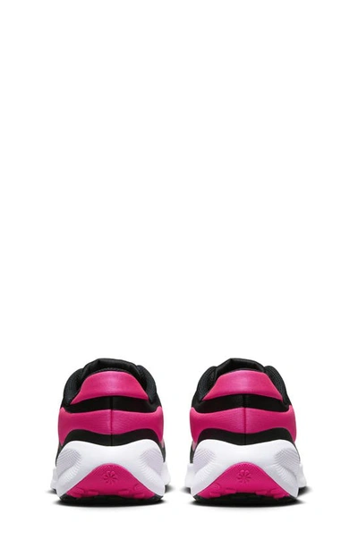 Nike Revolution 7 Sneaker In Black/ Hyper Pink/ White