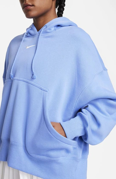 Shop Nike Sportswear Phoenix Fleece Pullover Hoodie In Polar/ Sail