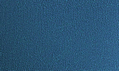 Shop Dress The Population Ruth Asymmetric Neck Midi Dress In Peacock Blue