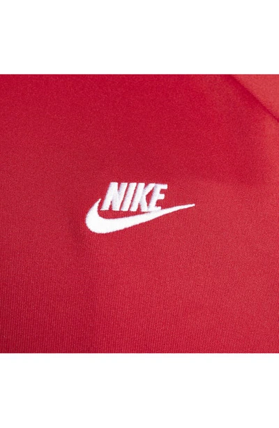 Shop Nike Sporstwear Club Jacket In University Red/ White