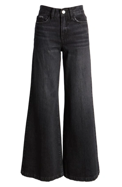 Shop Frame Le Baggy Palazzo Wide Leg Jeans In Pompeii Grind