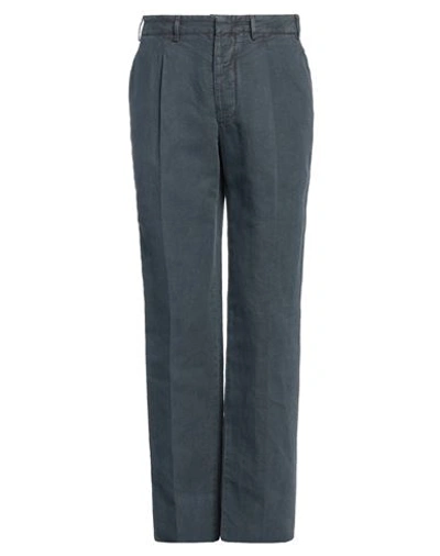 Shop The Gigi Man Pants Slate Blue Size 32 Hemp, Cotton