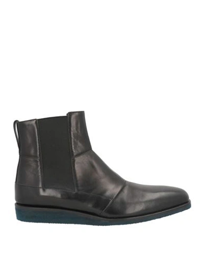 Shop A.testoni A. Testoni Man Ankle Boots Midnight Blue Size 8 Soft Leather