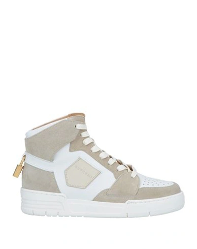 Shop Buscemi Woman Sneakers Dove Grey Size 8 Soft Leather