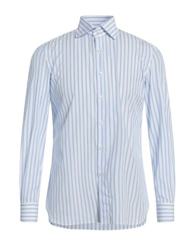 Shop Sartorio Man Shirt Light Blue Size 15 ¾ Cotton
