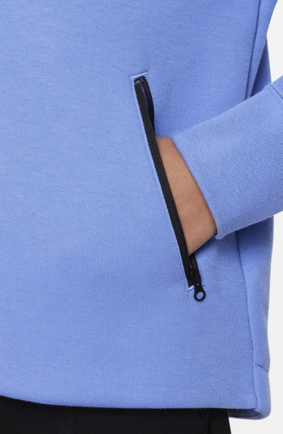 Shop Nike Kids' Tech Fleece Full Zip Hoodie In Polar/ Black