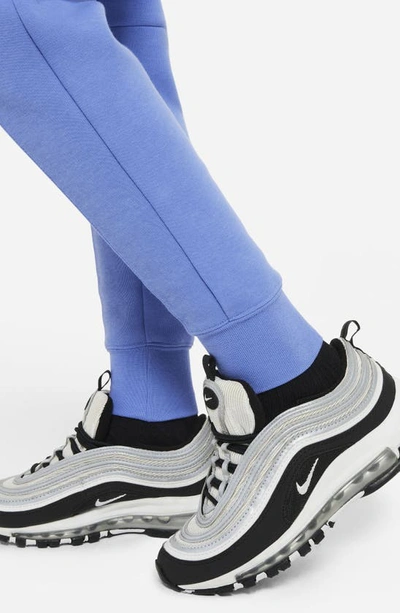 Shop Nike Kids' Sportswear Tech Fleece Joggers In Polar/ Black