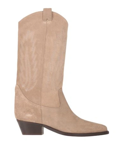 Shop Jonak Woman Boot Dove Grey Size 8 Leather