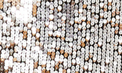 Dress The Population Leighton Sleeveless Sequin Mermaid Gown In Silver