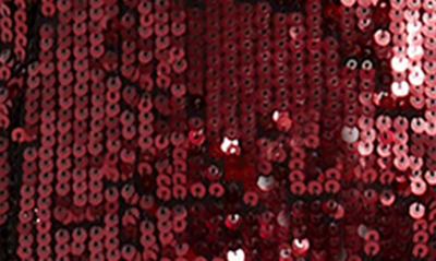 Dress The Population Iris Sequin Gown In Port