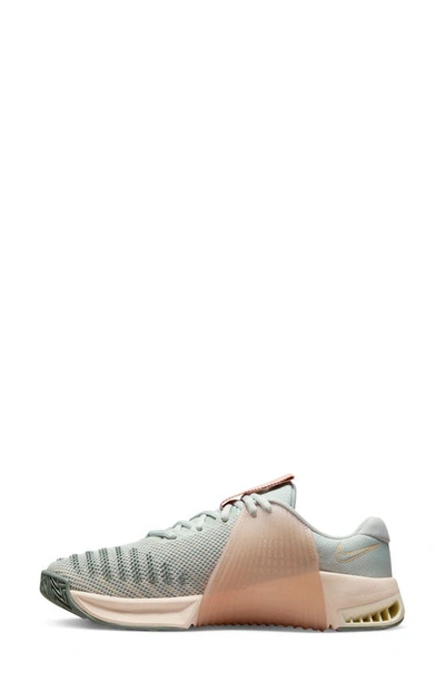 Shop Nike Metcon 9 Training Shoe In Silver/ Ivory/ Guava