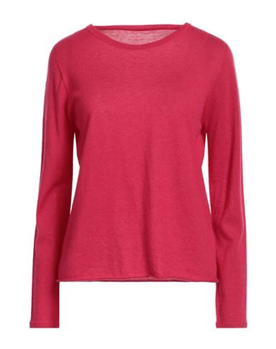 Shop Majestic Filatures Woman Sweater Fuchsia Size 1 Cashmere In Pink