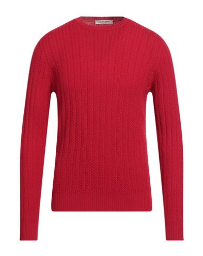 Shop La Fileria Man Sweater Red Size 40 Virgin Wool