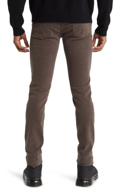 Frame L'homme Slim Fit Five-pocket Twill Pants In Mocha