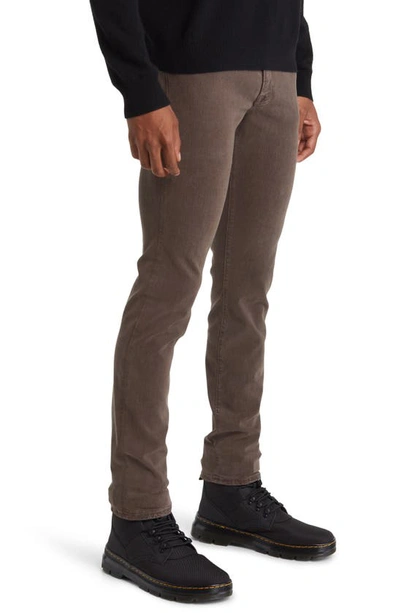 Frame L'homme Slim Fit Five-pocket Twill Pants In Mocha