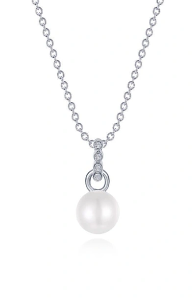 Shop Lafonn Cultured Freshwater Pearl Necklace In White
