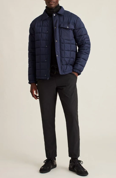 Shop Bonobos Quilted Jersey Jacket In Navy