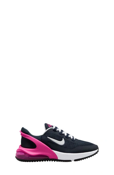 Shop Nike Kids' Air Max 270 Sneaker In Obsidian/ White/ Fierce Pink