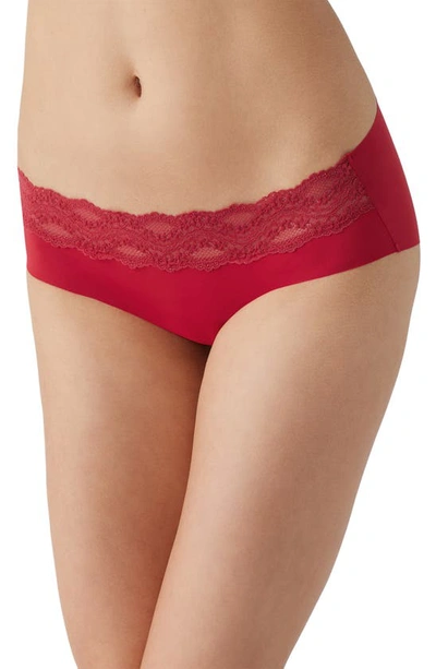 Shop B.tempt'd By Wacoal B.bare Hipster Panties In Haute Red