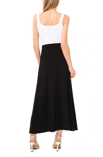 Shop Vince Camuto A-line Maxi Skirt In Rich Black