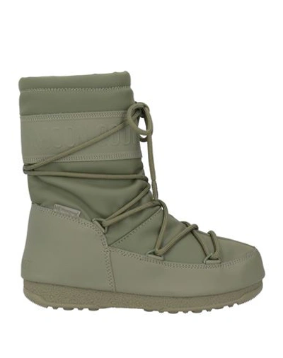 Moon Boot Mid Rubber Wp Boot In Green