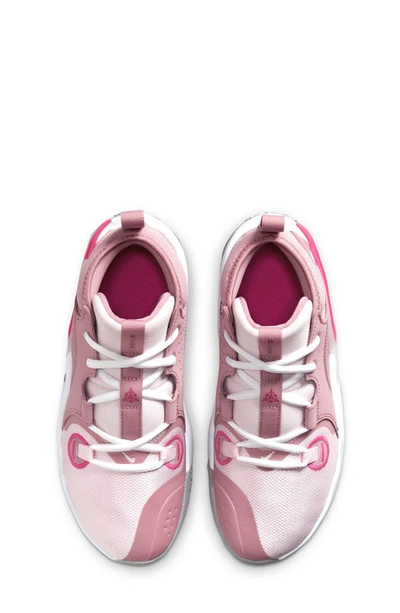 Shop Nike Air Zoom Crossover 2 Basketball Shoe In Elemental Pink/ White/ Pink
