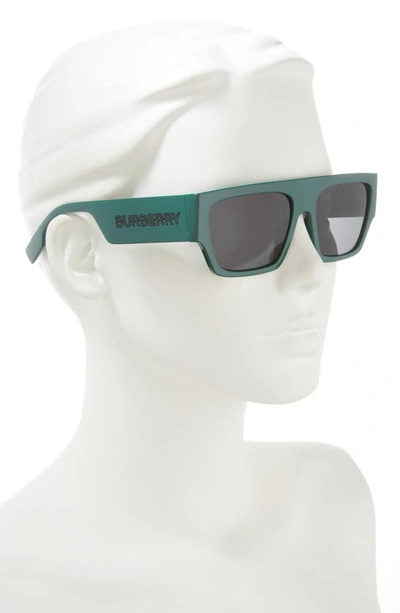 Shop Burberry Micah 58mm Square Sunglasses In Green