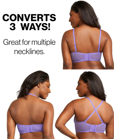Maidenform Pure Comfort Lace & Mesh Longline Wireless Bralette Dm1188 In Sandshell Bloom