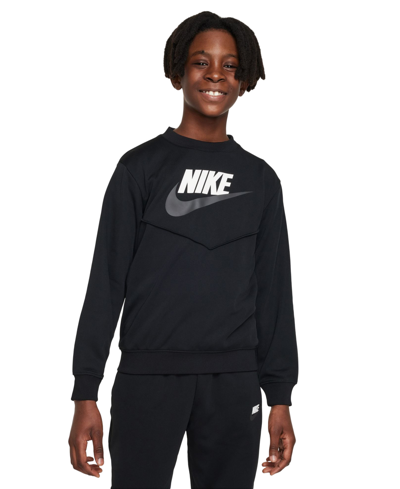 Shop Nike Big Kids Sportswear Tracksuit In Black