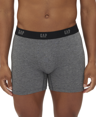 Shop Gap Men's 3-pk. Contour Pouch 5" Boxer Briefs In Light Grey,cactus,deep Cobalt
