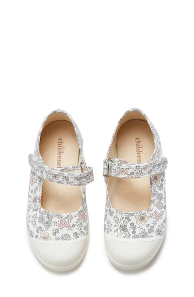 Childrenchic Floral Mary Jane Canvas Sneaker In Floral
