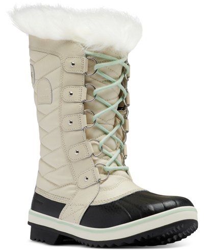 Shop Sorel Women's Tofino Ii Cvs Waterproof Winter Boots In Fawn,sea Sprite