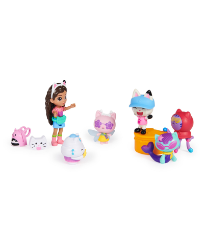 Shop Gabby's Dollhouse , Travel Themed Figure Set With A Gabby Doll, 5 Cat Toy Figures, Surprise Toys Dollhouse Accessories In Multi-color