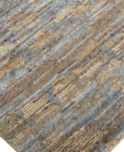 Simply Woven Conroe R6822 5'6" X 8'6" Area Rug In Brown,gray