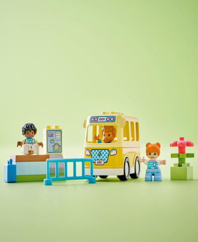 Shop Lego Duplo Town 10988 The Bus Ride Toy Stem Building Set In Multicolor