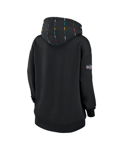 Nike Las Vegas Raiders Crucial Catch Club  Women's Nfl Pullover Hoodie In Black