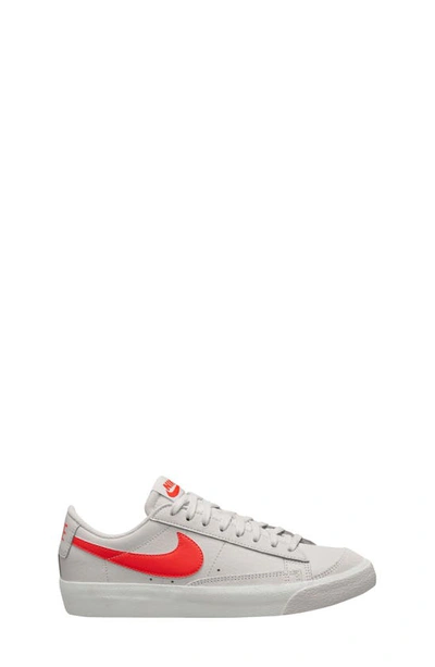 Shop Nike Kids' Blazer Low '77 Low Top Sneaker In Phantom/ Crimson/ Summit White