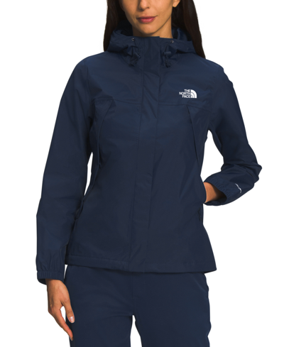Shop The North Face Women's Antora Jacket Xs-3x In Summit Navy