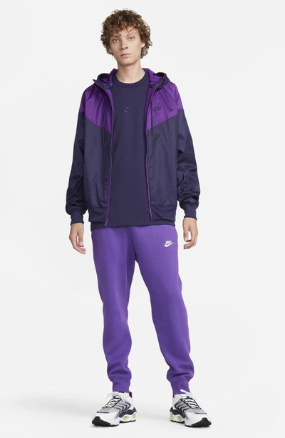 Shop Nike Premium Essential Cotton T-shirt In Purple Ink