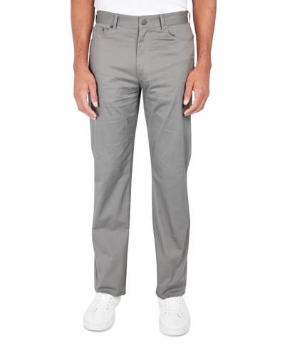 Society Of Threads Men's Regular-fit Stretch Five-pocket Pants In Dk Grey