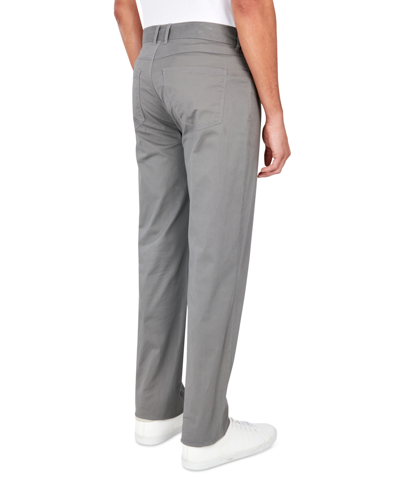 Society Of Threads Men's Regular-fit Stretch Five-pocket Pants In Dk Grey